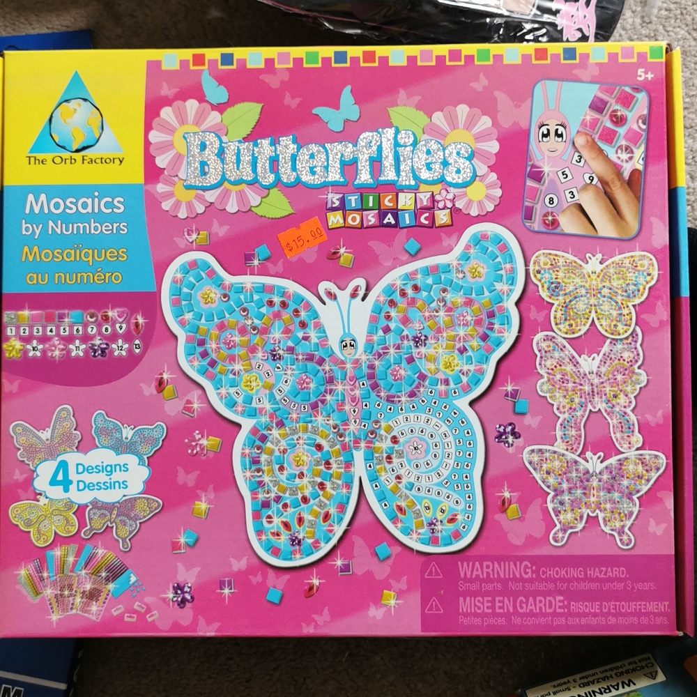 butterfly sticky mosaics with demand